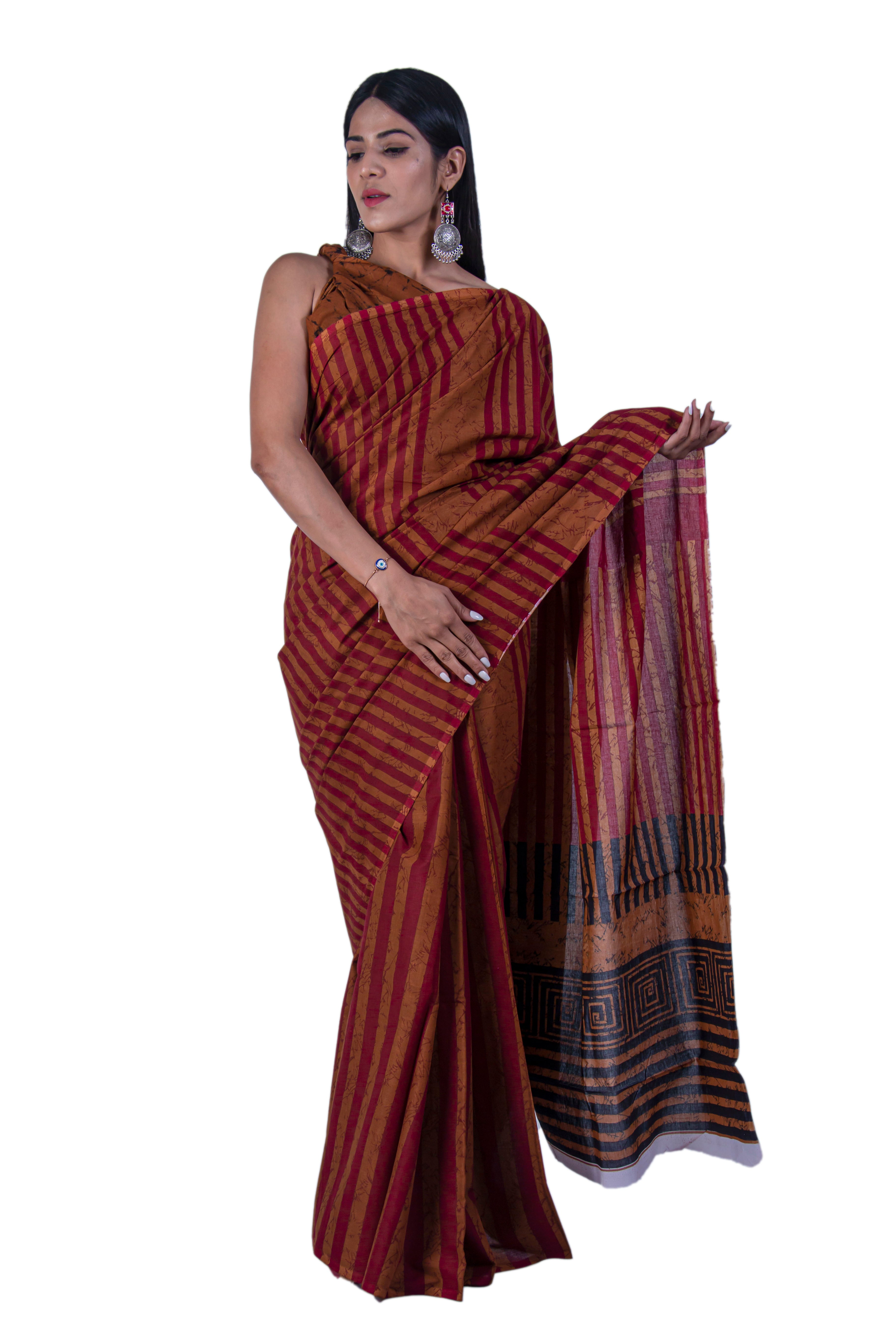 Jaipur Sarees Traditional Printed - Buy Jaipur Sarees Traditional Printed  online in India