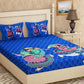 JAIPUR PRINTS Rajasthani Bedsheet for Double Bed  with 2 Pillow Covers www.jaipurtohome.com