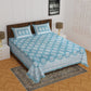 Jaipuri 100% Cotton Rajasthani Jaipuri Queen Size Bedsheet with 2 Pillow Cover. www.jaipurtohome.com