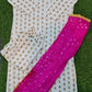✨ Kurti With Three-Quarter Sleeves And Show Button On Yoke www.jaipurtohome.com