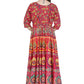 Trendy Women Cotton Maternity Semi-Stitched Fabric Maxi Dress -Free Size www.jaiurtohome.com