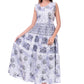 Classic Beautiful Women Cotton Maternity Semi-Stitched Fabric Maxi Dress -Free Size JAIPUR PRINTS