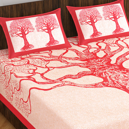 Trendy Bedsheet 100% Cotton Queen Size Bedsheet With 2 Pillow Cover www.jaipurtohome.com