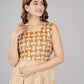 Trendy Women Cotton Maternity Semi-Stitched Fabric Maxi Dress -Free Size A/p JAIPUR PRINTS